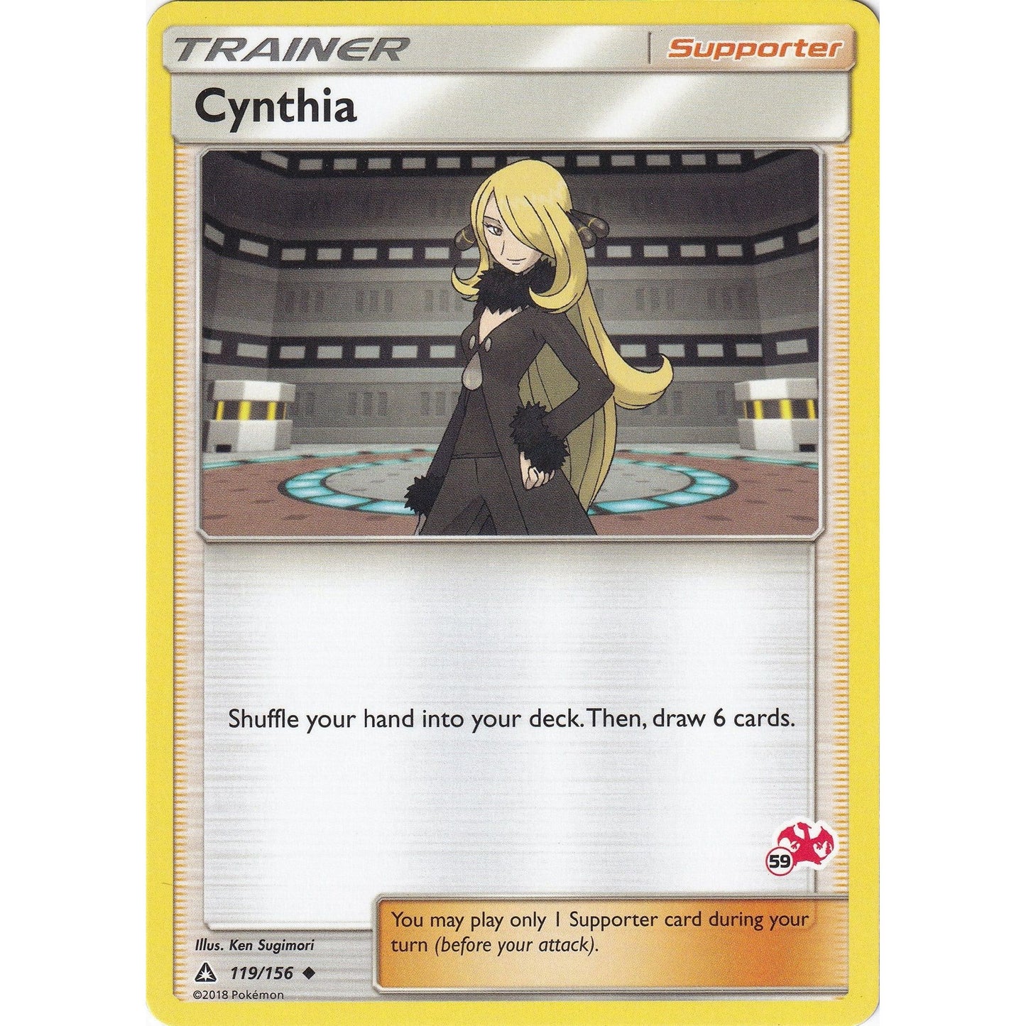 Image for Cynthia - 119/156 (#59 Charizard Stamped) (119/156) (BTA) - Pokemon