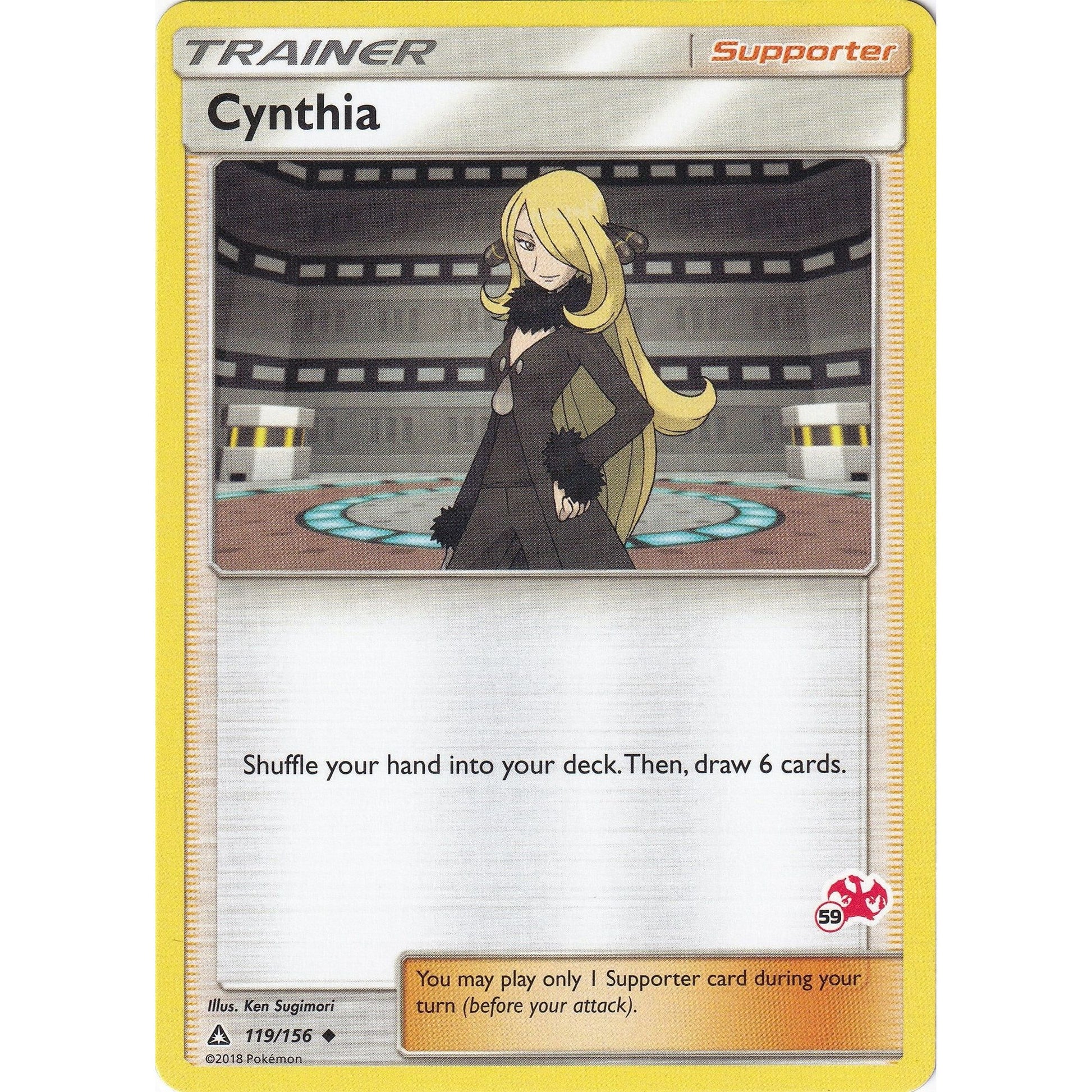 Image for Cynthia - 119/156 (#59 Charizard Stamped) (119/156) (BTA) - Pokemon