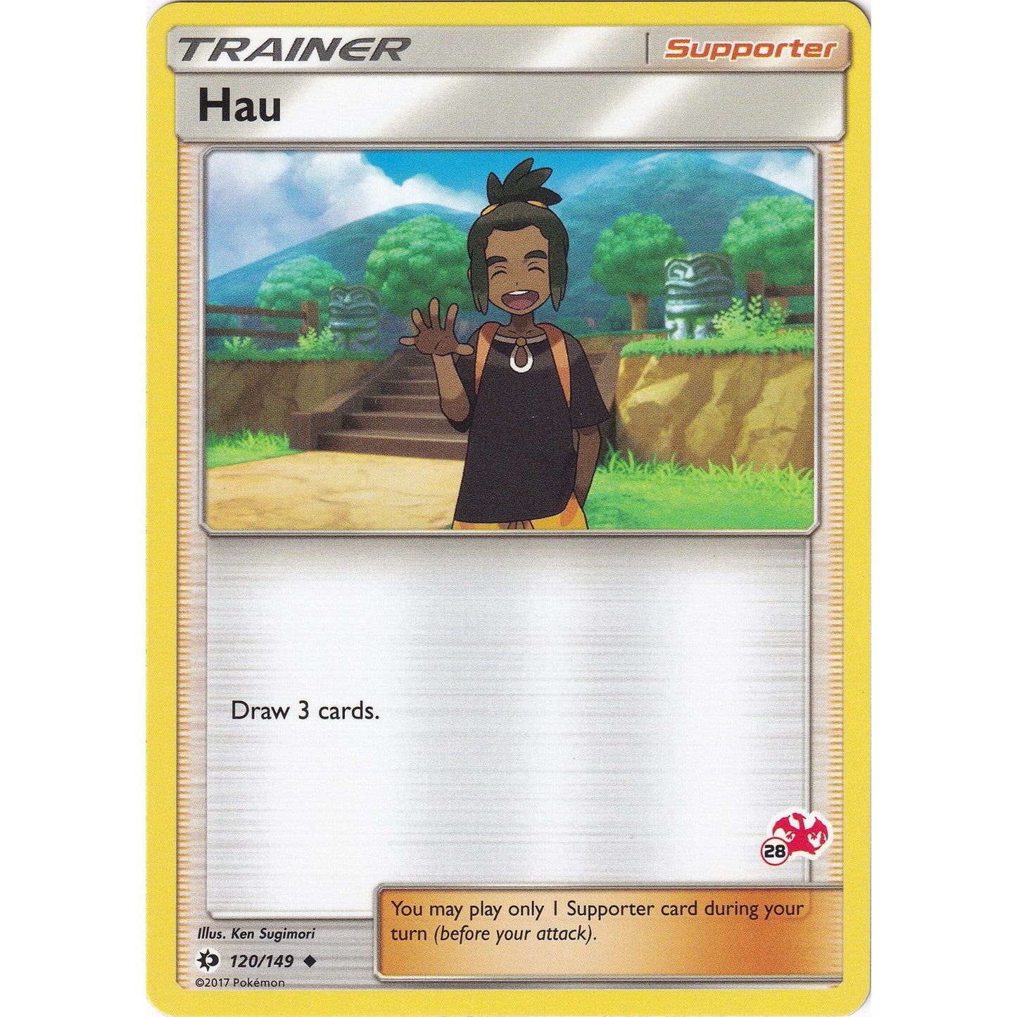 Image for Hau - 120/149 (#28 Charizard Stamped) (120/149) (BTA) - Pokemon