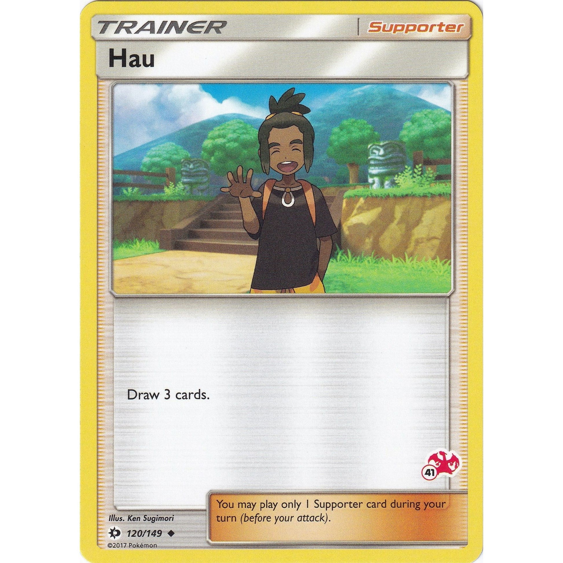 Image for Hau - 120/149 (#41 Charizard Stamped) (120/149) (BTA) - Pokemon