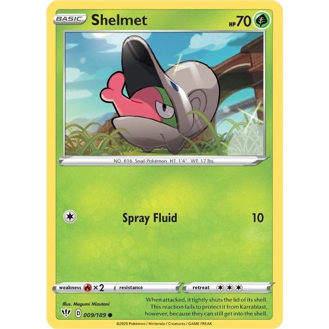 Image for Shelmet (009/189) (SWSH03) - Pokemon