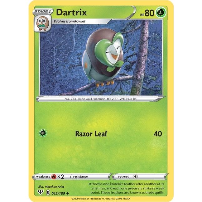 Image for Dartrix (012/189) (SWSH03) - Pokemon