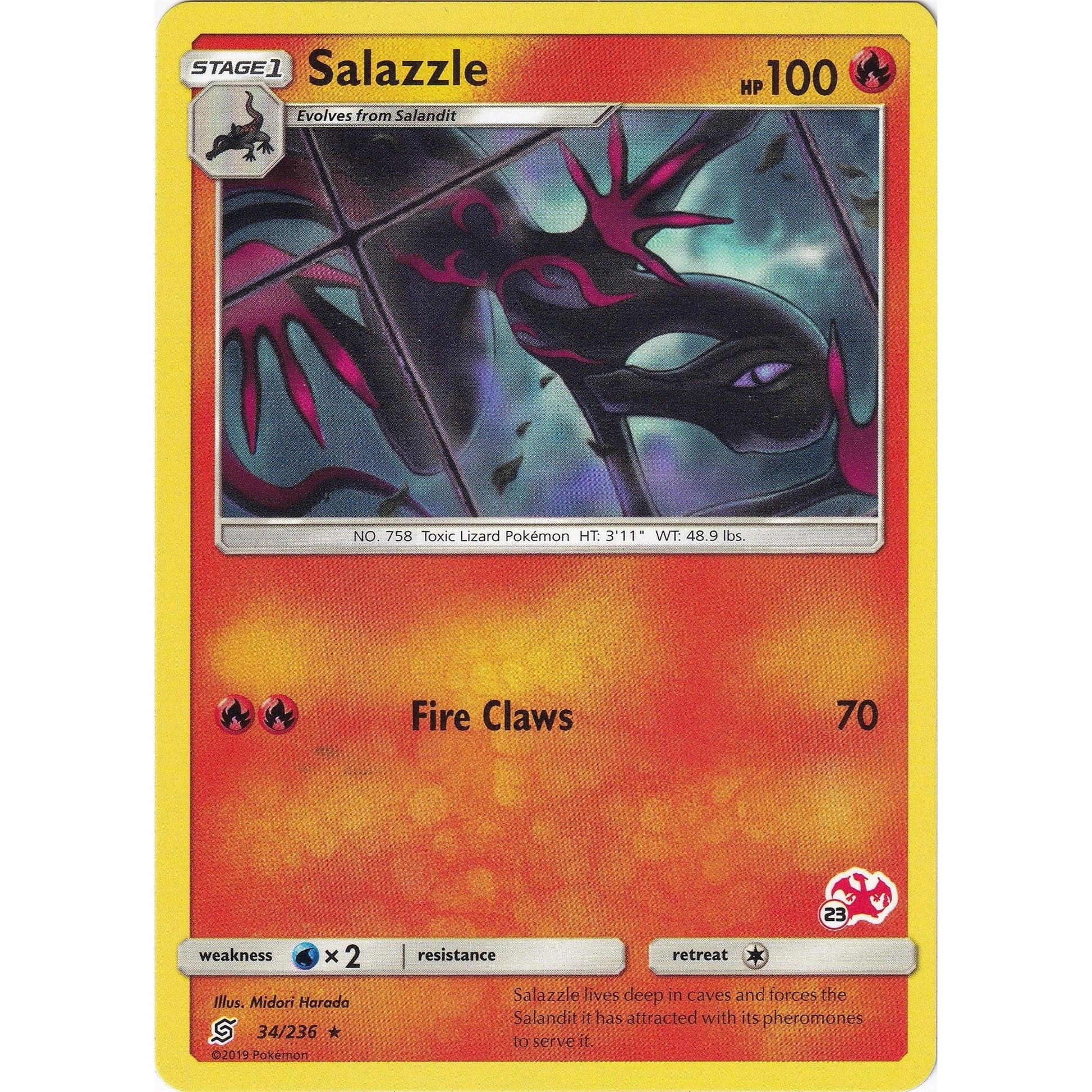 Image for Salazzle - 34/236 (#23 Charizard Stamped) (034/236) (BTA) - Pokemon