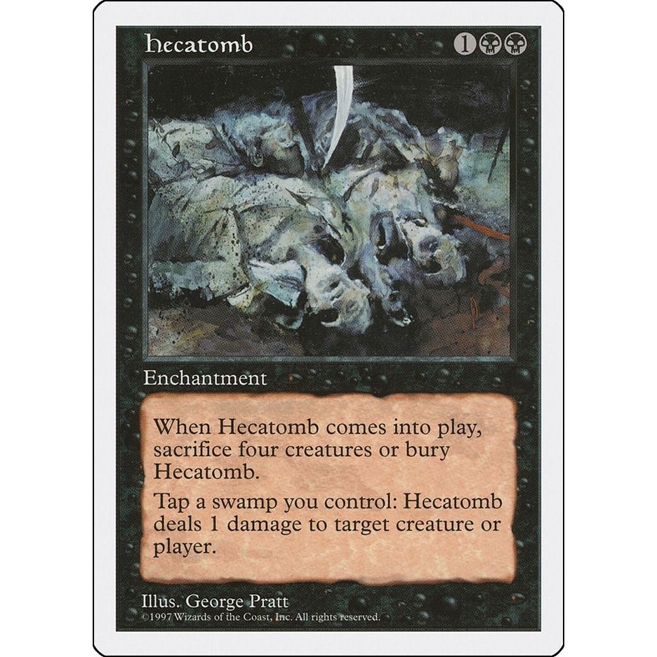 Image for Hecatomb (5ED) - Magic: The Gathering
