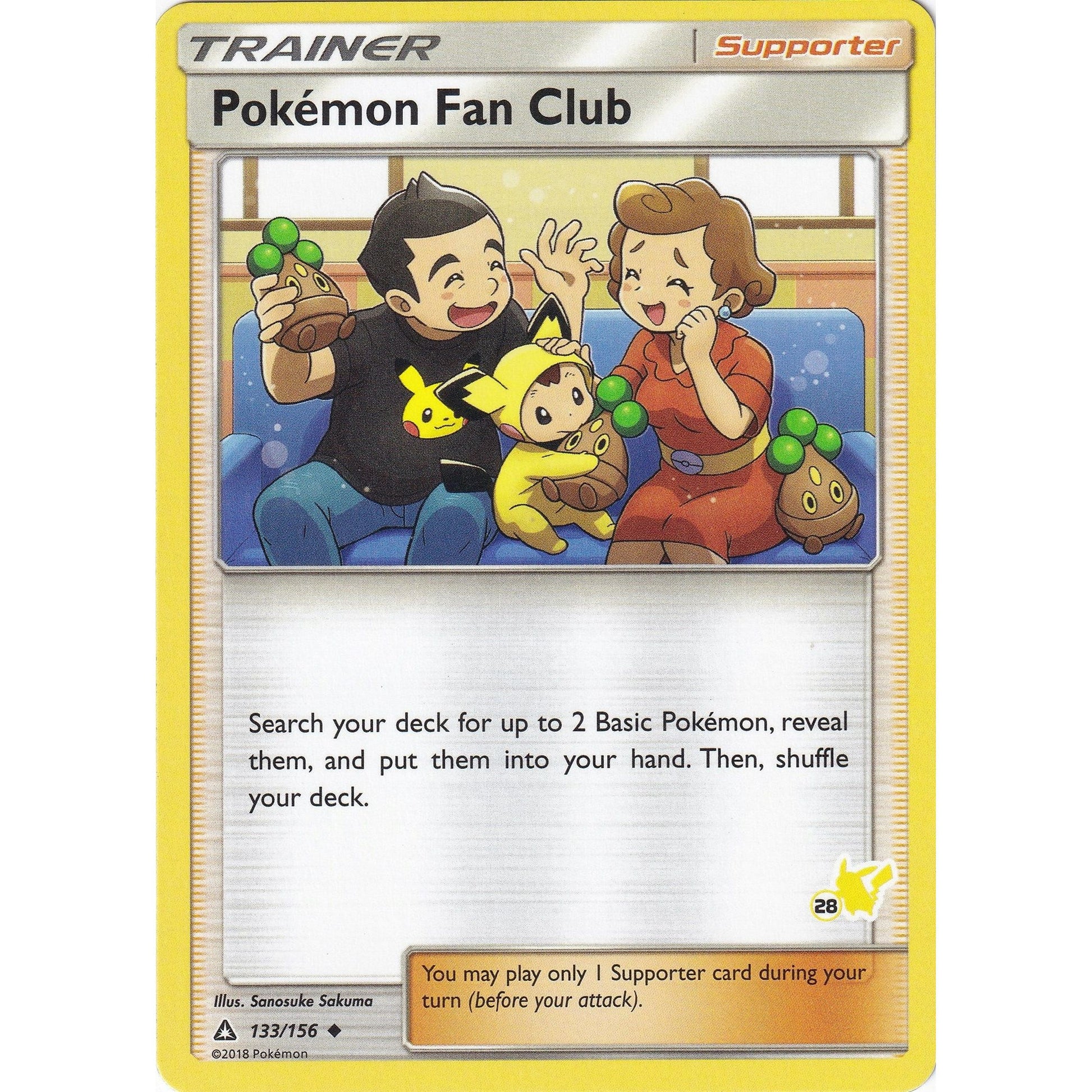 Image for Pokemon Fan Club - 133/156 (#28 Pikachu Stamped) (133/156) (BTA) - Pokemon