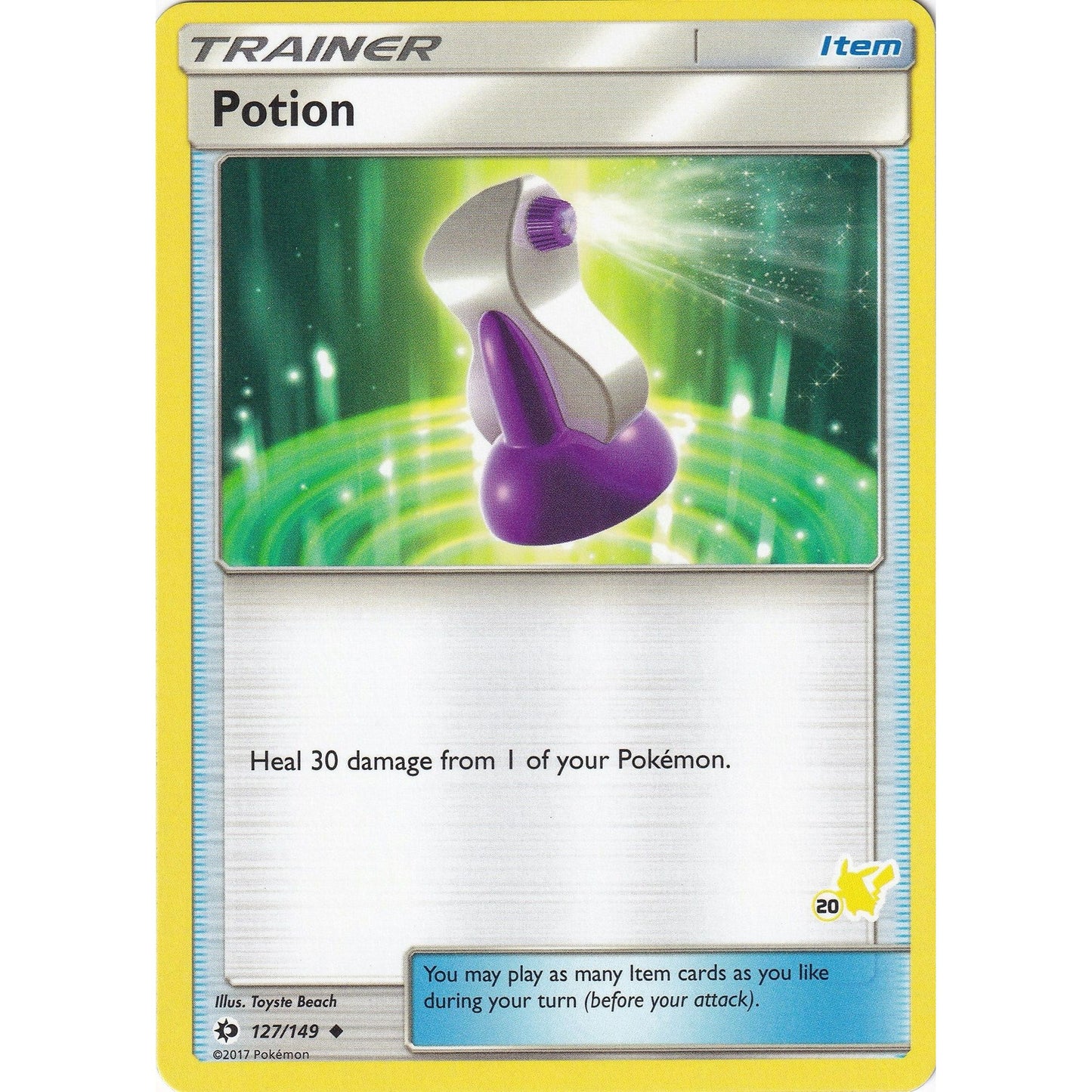 Image for Potion - 127/149 (#20 Pikachu Stamped) (127/149) (BTA) - Pokemon