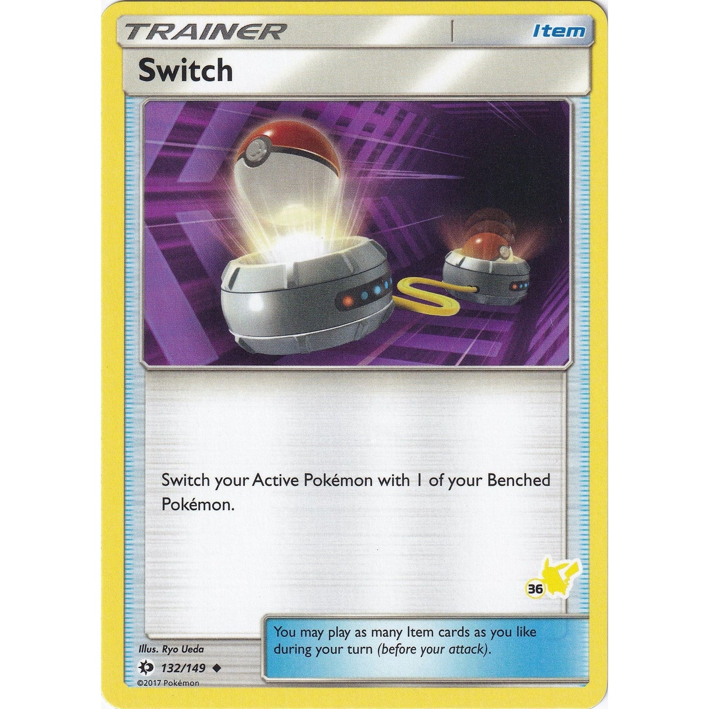 Image for Switch - 132/149 (#36 Pikachu Stamped) (132/149) (BTA) - Pokemon