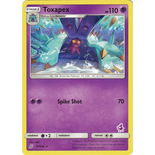 Image for Toxapex - 97/236 (Mewtwo Stamped) (097/236) (BTA) - Pokemon