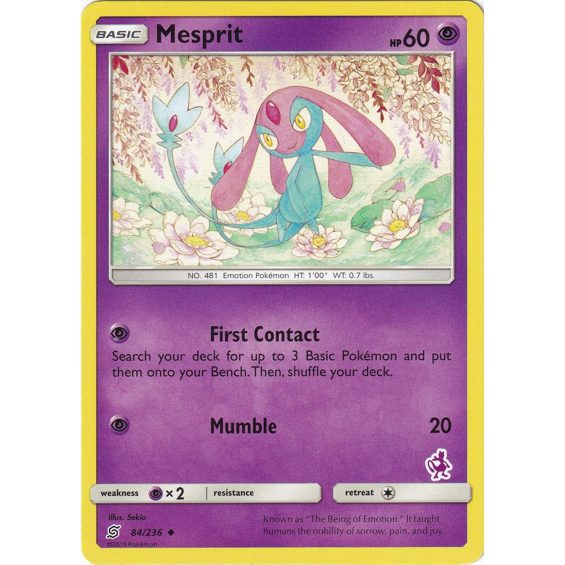 Image for Mesprit - 84/236 (Mewtwo Stamped) (084/236) (BTA) - Pokemon
