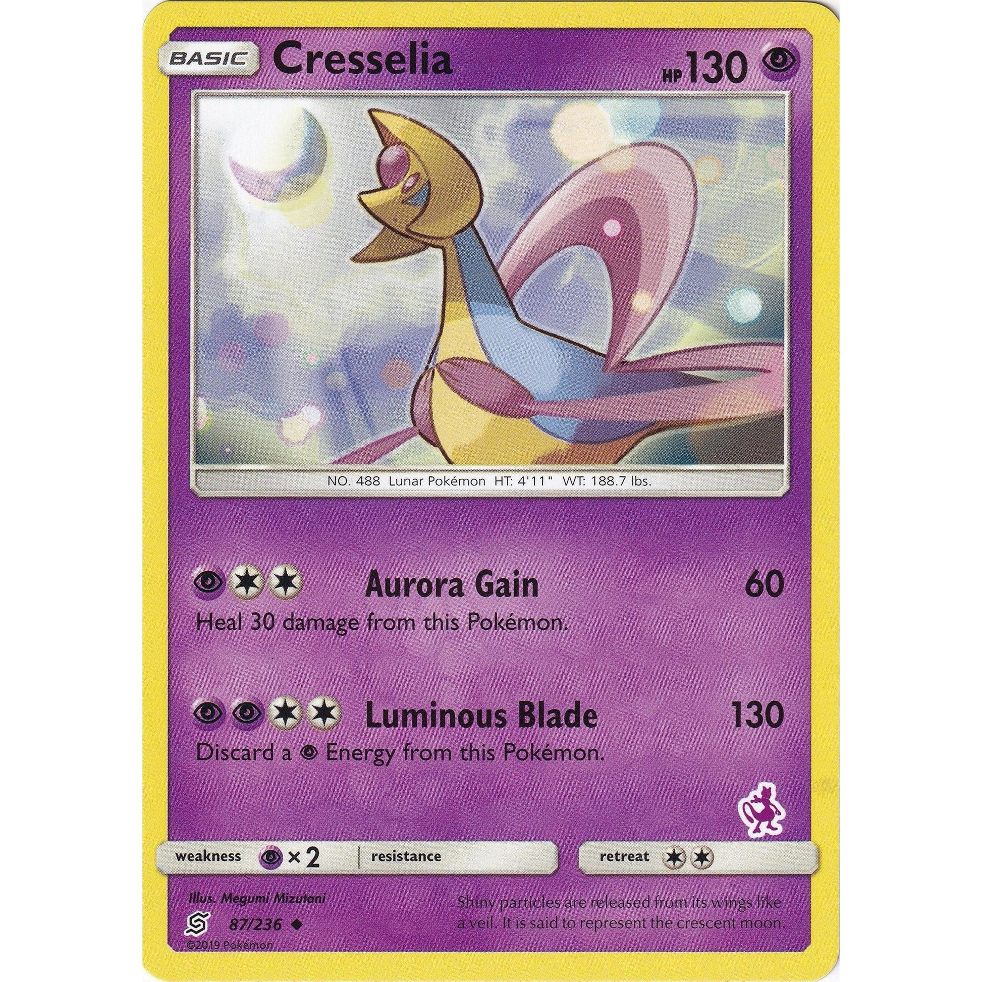 Image for Cresselia - 87/236 (Mewtwo Stamped) (087/236) (BTA) - Pokemon