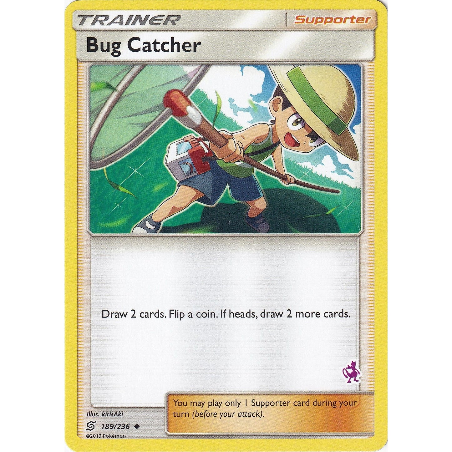 Image for Bug Catcher - 189/236 (Mewtwo Stamped) (189/236) (BTA) - Pokemon