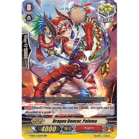 Image for Dragon Dancer, Paloma (V-SS05/032EN) (V-SS05) - Cardfight Vanguard