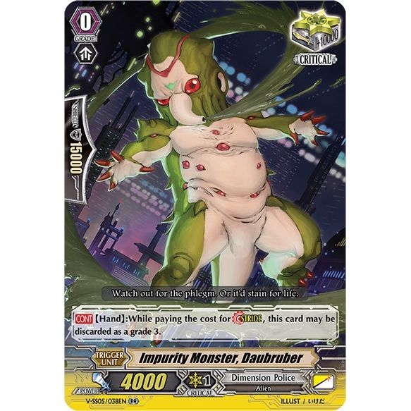 Image for Impurity Monster, Daubruber (V-SS05/038EN) (V-SS05) - Cardfight Vanguard