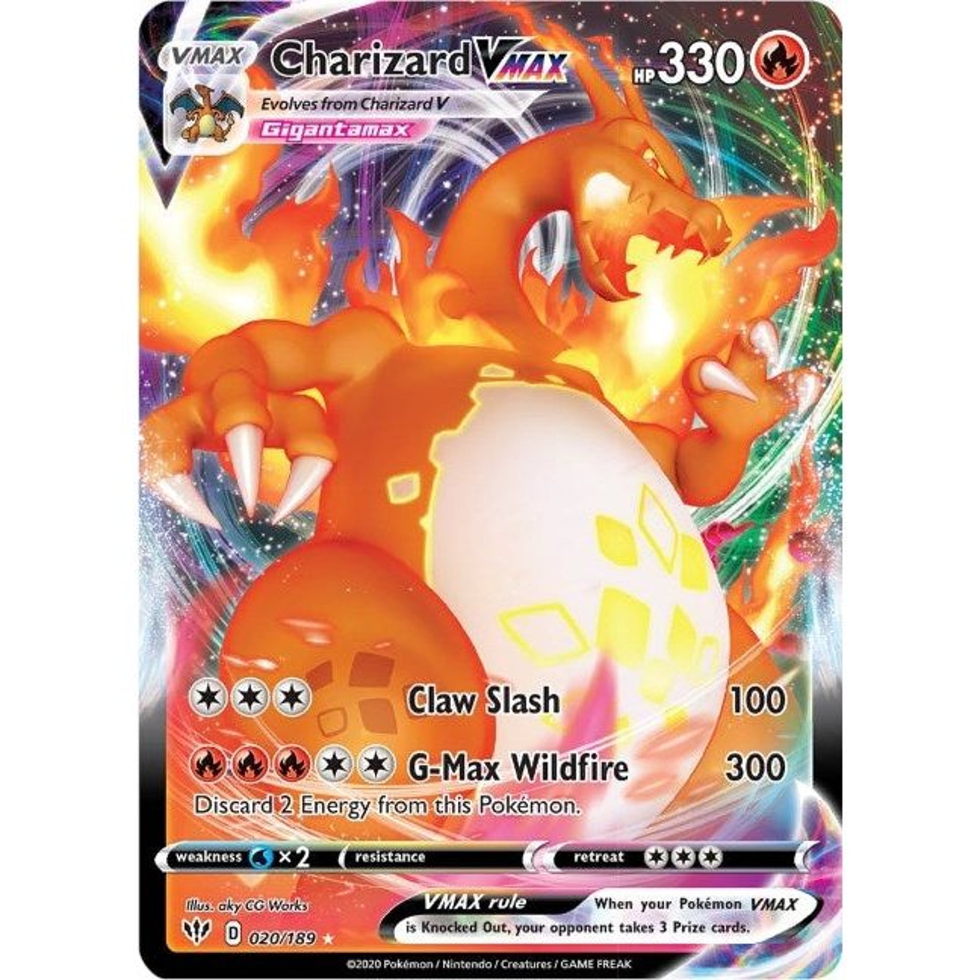 Image for Charizard VMAX (020/189) (SWSH03) - Pokemon