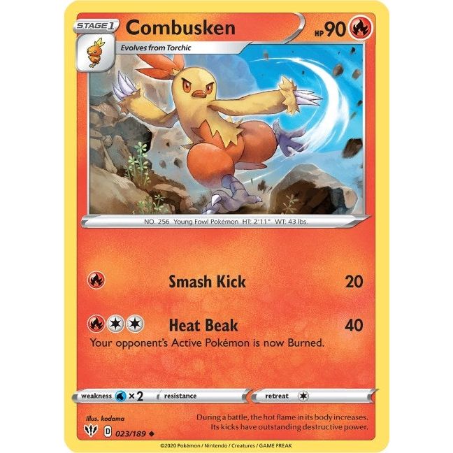 Image for Combusken (023/189) (SWSH03) - Pokemon