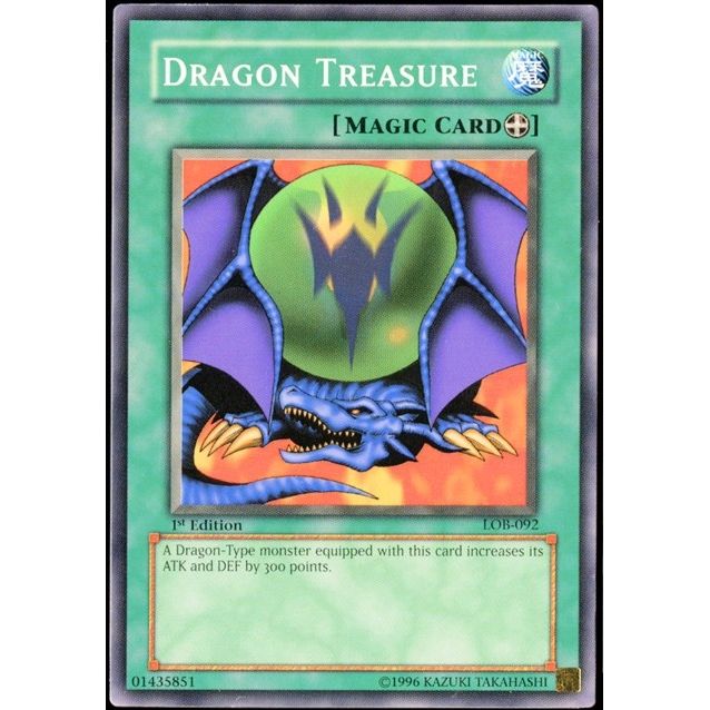Image for Dragon Treasure (LOB-092) (LOB) - YuGiOh