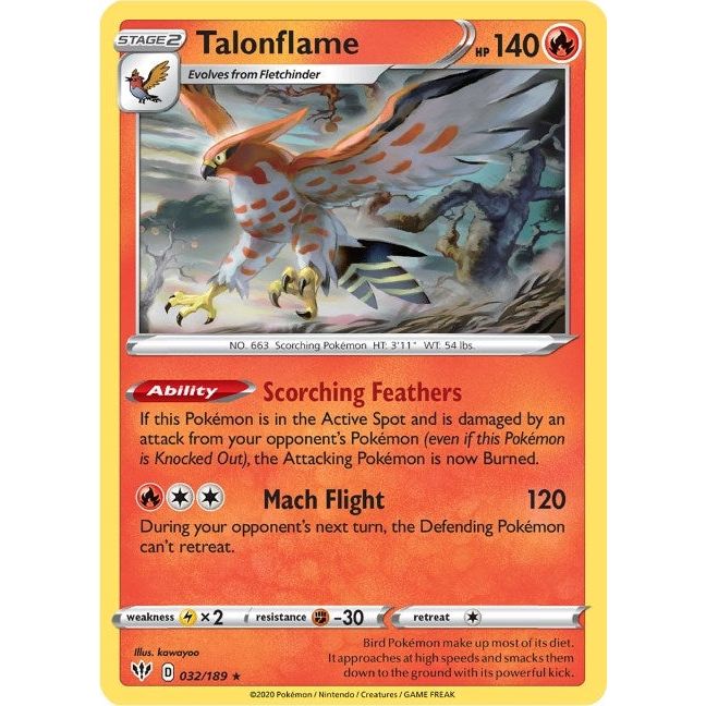 Image for Talonflame (032/189) (SWSH03) - Pokemon