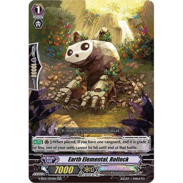 Image for Earth Elemental, Rollock (V-SS05/054EN) (V-SS05) - Cardfight Vanguard
