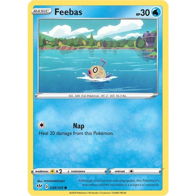 Image for Feebas (038/189) (SWSH03) - Pokemon