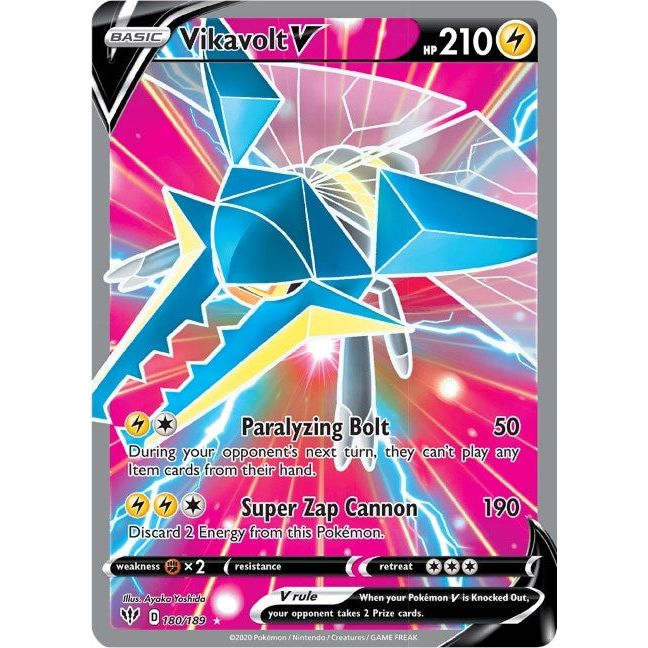 Image for Vikavolt V (Full Art) (180/189) (SWSH03) - Pokemon