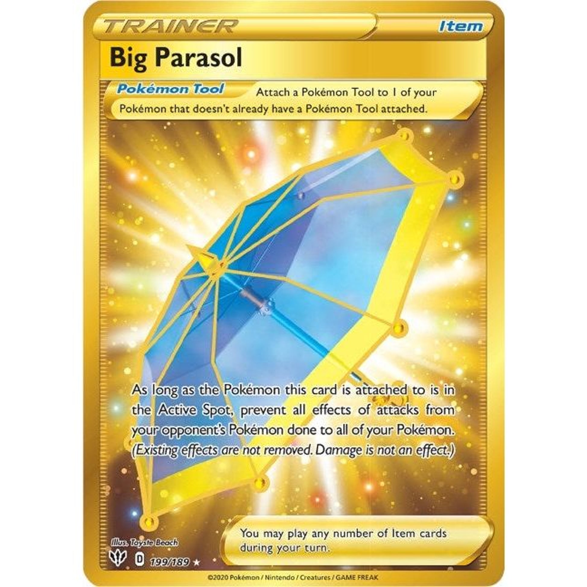 Image for Big Parasol (Secret) (199/189) (SWSH03) - Pokemon