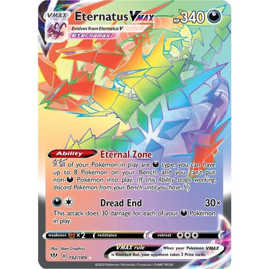 Image for Eternatus VMAX (Secret) (192/189) (SWSH03) - Pokemon