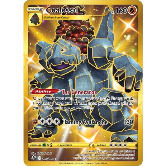 Image for Coalossal (Secret) (198/189) (SWSH03) - Pokemon