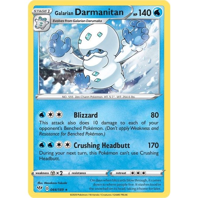 Image for Galarian Darmanitan (44) (044/189) (SWSH03) - Pokemon