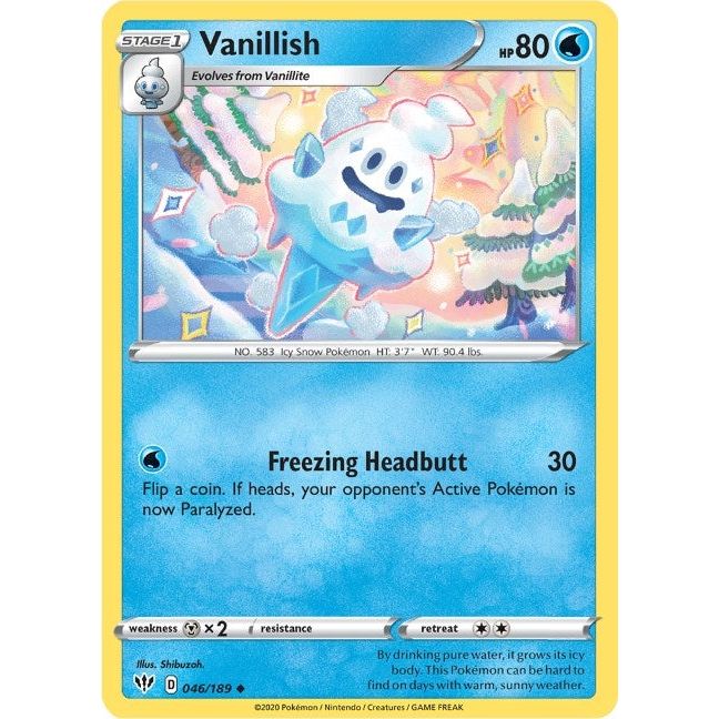 Image for Vanillish (046/189) (SWSH03) - Pokemon
