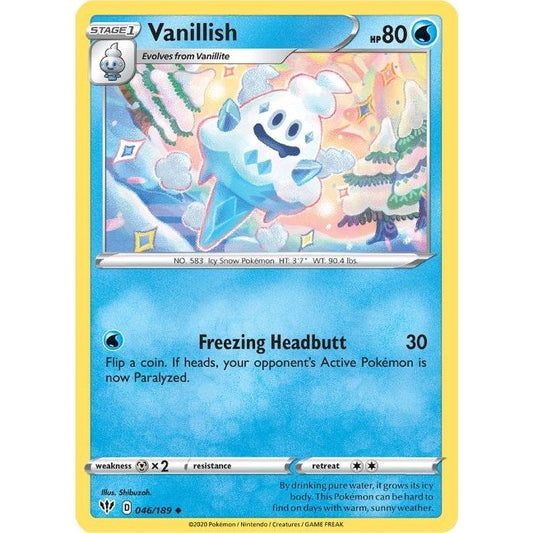 Image for Vanillish (046/189) (SWSH03) - Pokemon