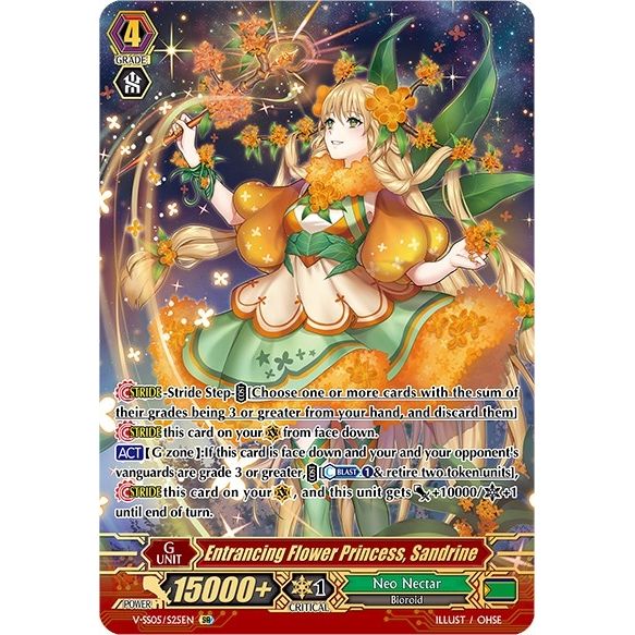 Image for Entrancing Flower Princess, Sandrine (SR) (V-SS05/S25EN) (V-SS05) - Cardfight Vanguard