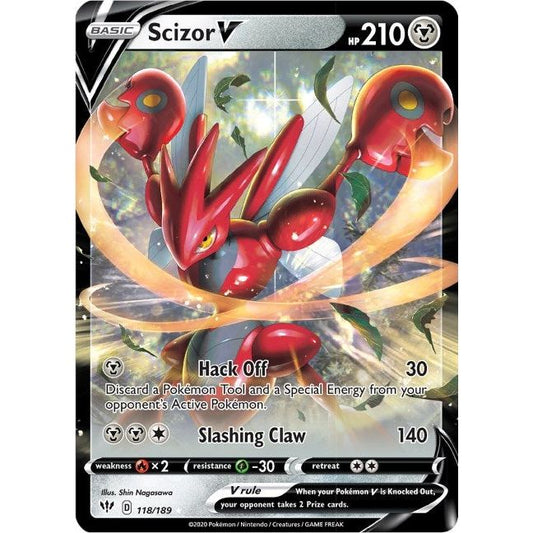 Image for Scizor V (118/189) (SWSH03) - Pokemon