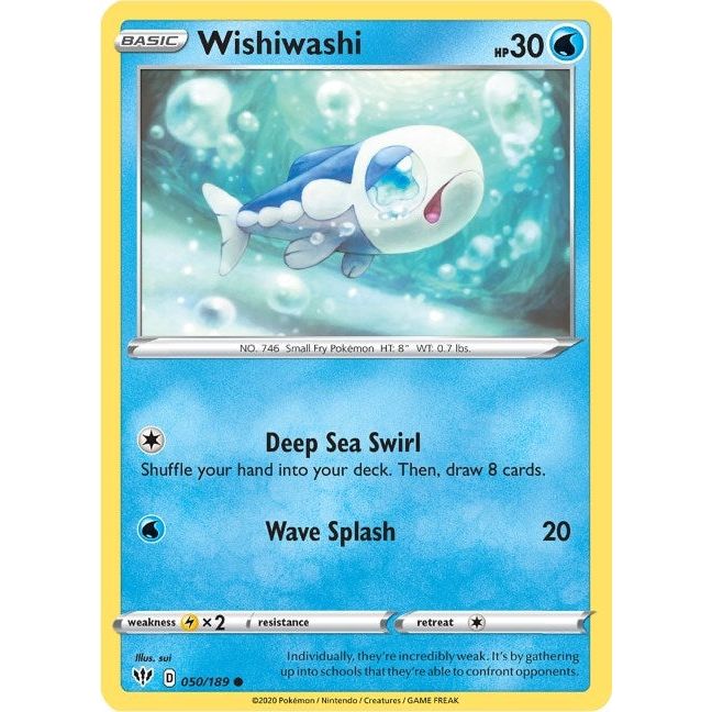 Image for Wishiwashi (050/189) (SWSH03) - Pokemon