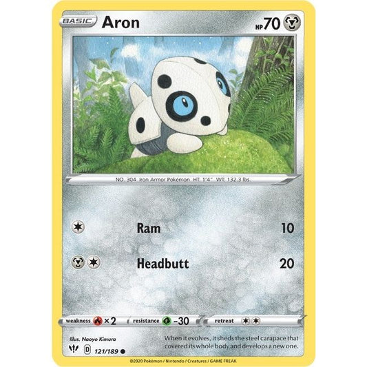 Image for Aron (121/189) (SWSH03) - Pokemon