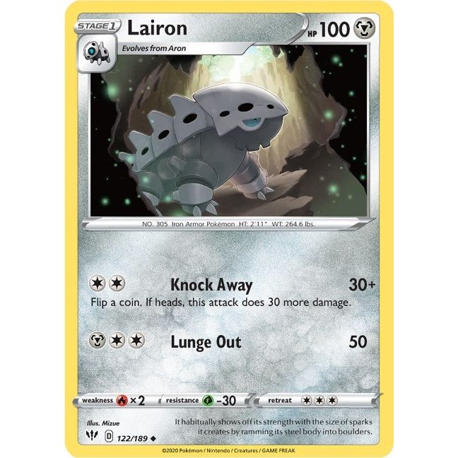 Image for Lairon (122/189) (SWSH03) - Pokemon