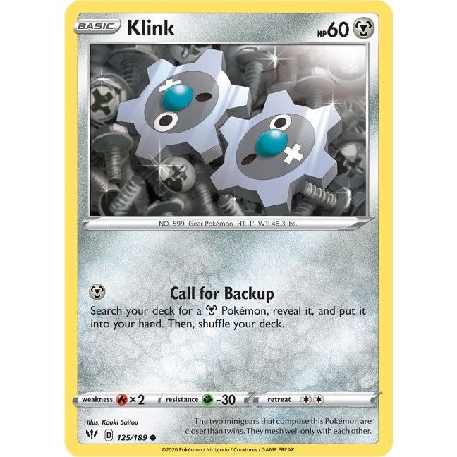 Image for Klink (125/189) (SWSH03) - Pokemon