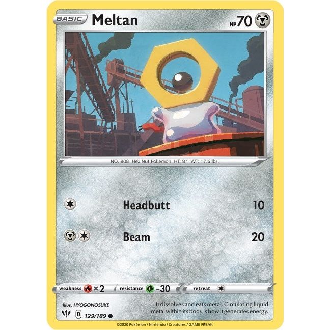 Image for Meltan (129/189) (SWSH03) - Pokemon