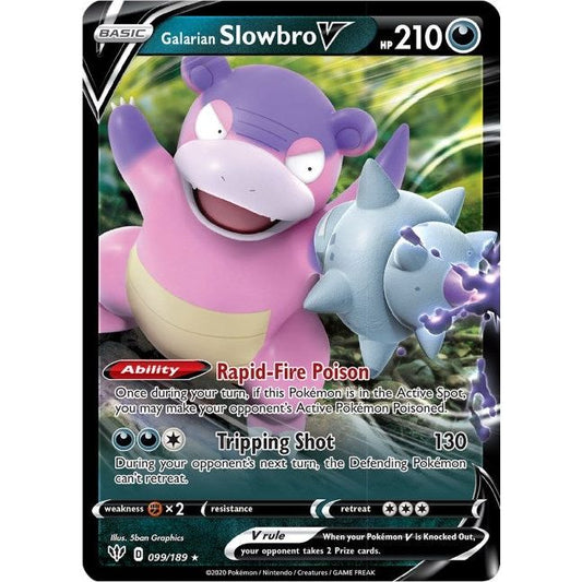 Image for Galarian Slowbro V (099/189) (SWSH03) - Pokemon