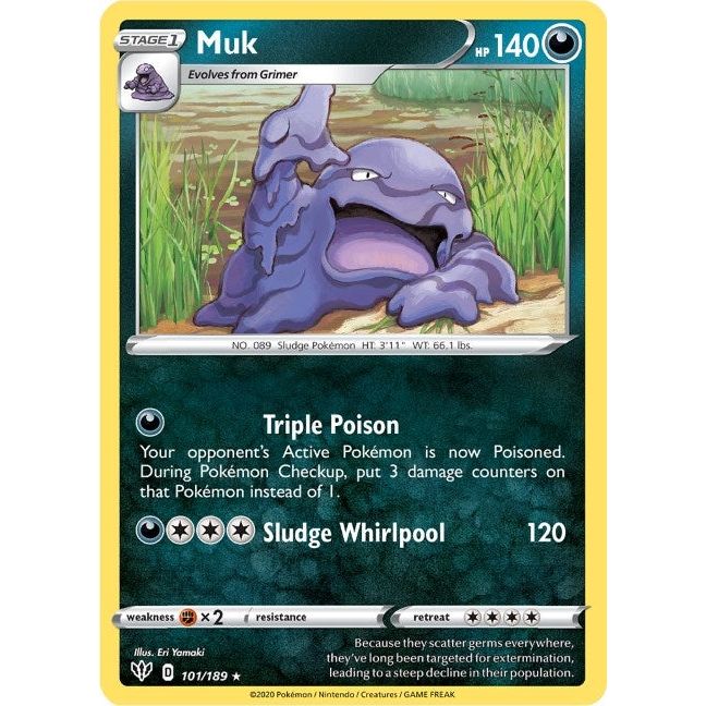 Image for Muk (101/189) (SWSH03) - Pokemon