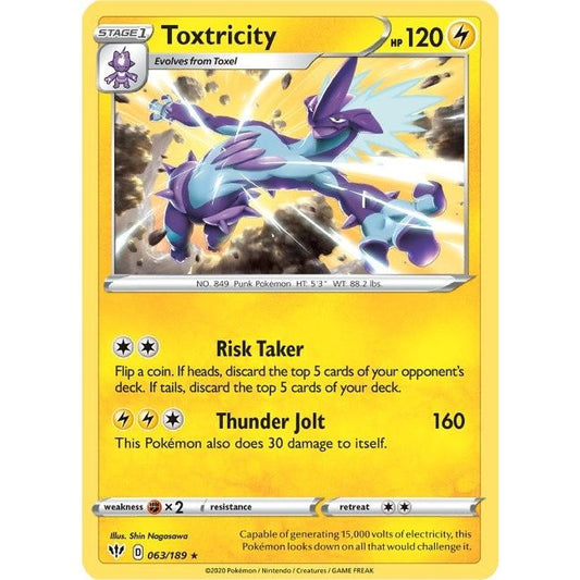 Image for Toxtricity (063/189) (SWSH03) - Pokemon