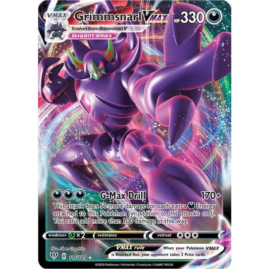 Image for Grimmsnarl VMAX (115/189) (SWSH03) - Pokemon