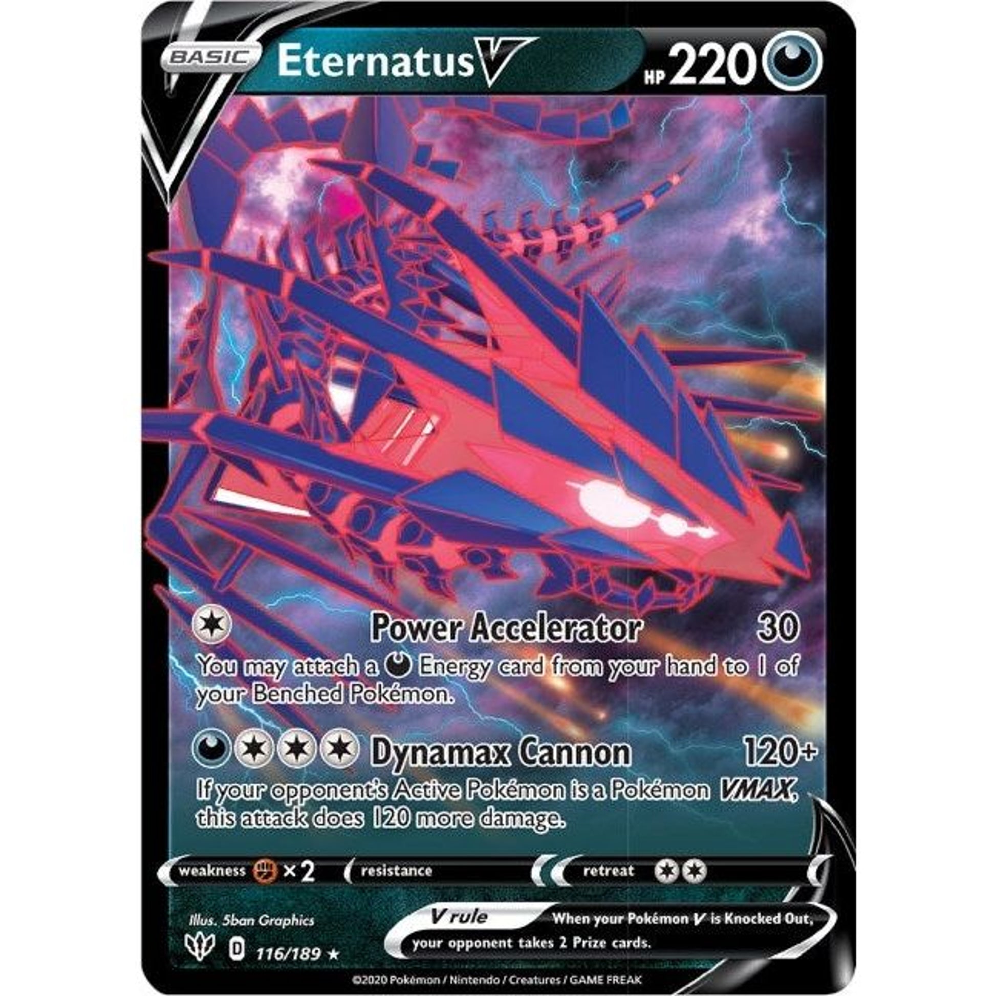 Image for Eternatus V (116/189) (SWSH03) - Pokemon
