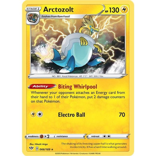 Image for Arctozolt (066/189) (SWSH03) - Pokemon