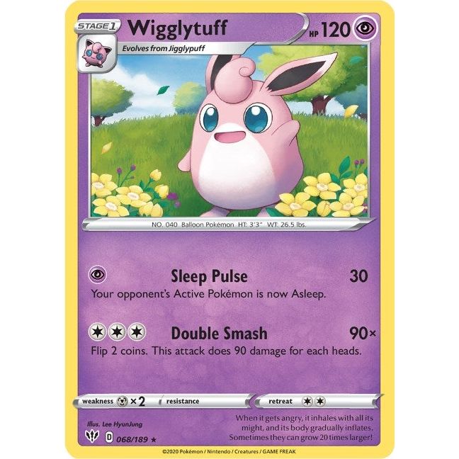 Image for Wigglytuff (068/189) (SWSH03) - Pokemon