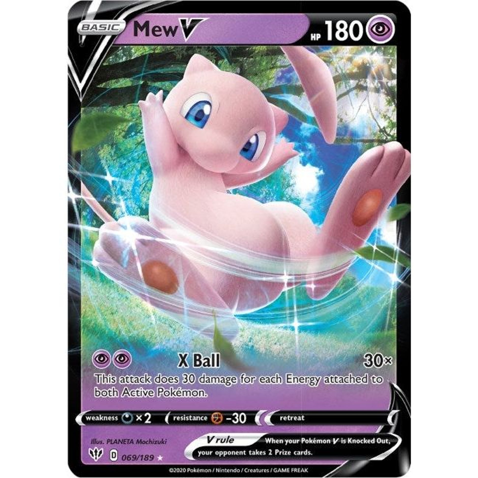 Image for Mew V (069/189) (SWSH03) - Pokemon