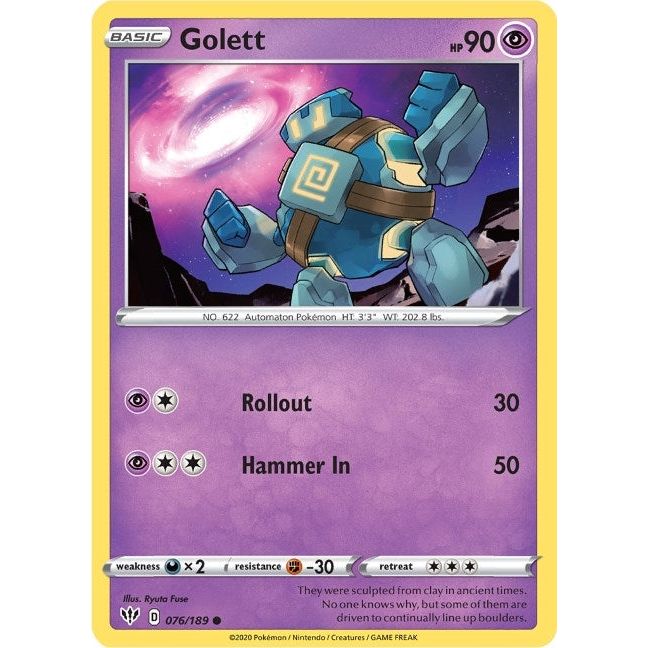 Image for Golett (076/189) (SWSH03) - Pokemon