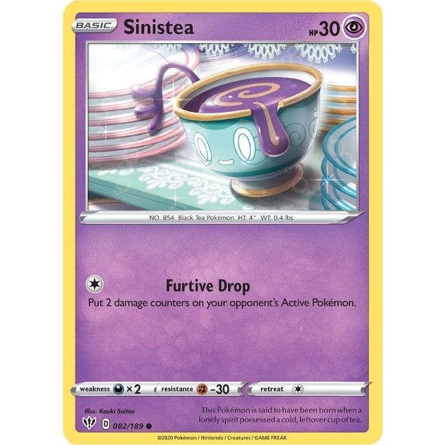 Image for Sinistea (082/189) (SWSH03) - Pokemon