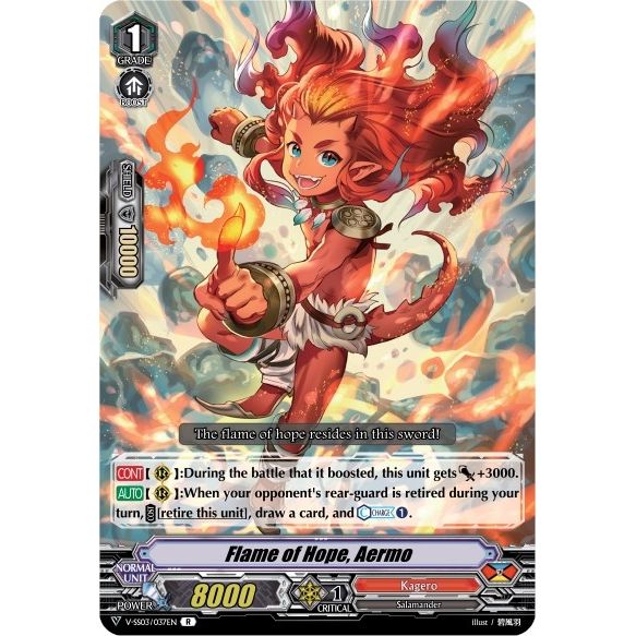 Image for Flame of Hope, Aermo (V-SS03/037EN) (V-SS03) - Cardfight Vanguard
