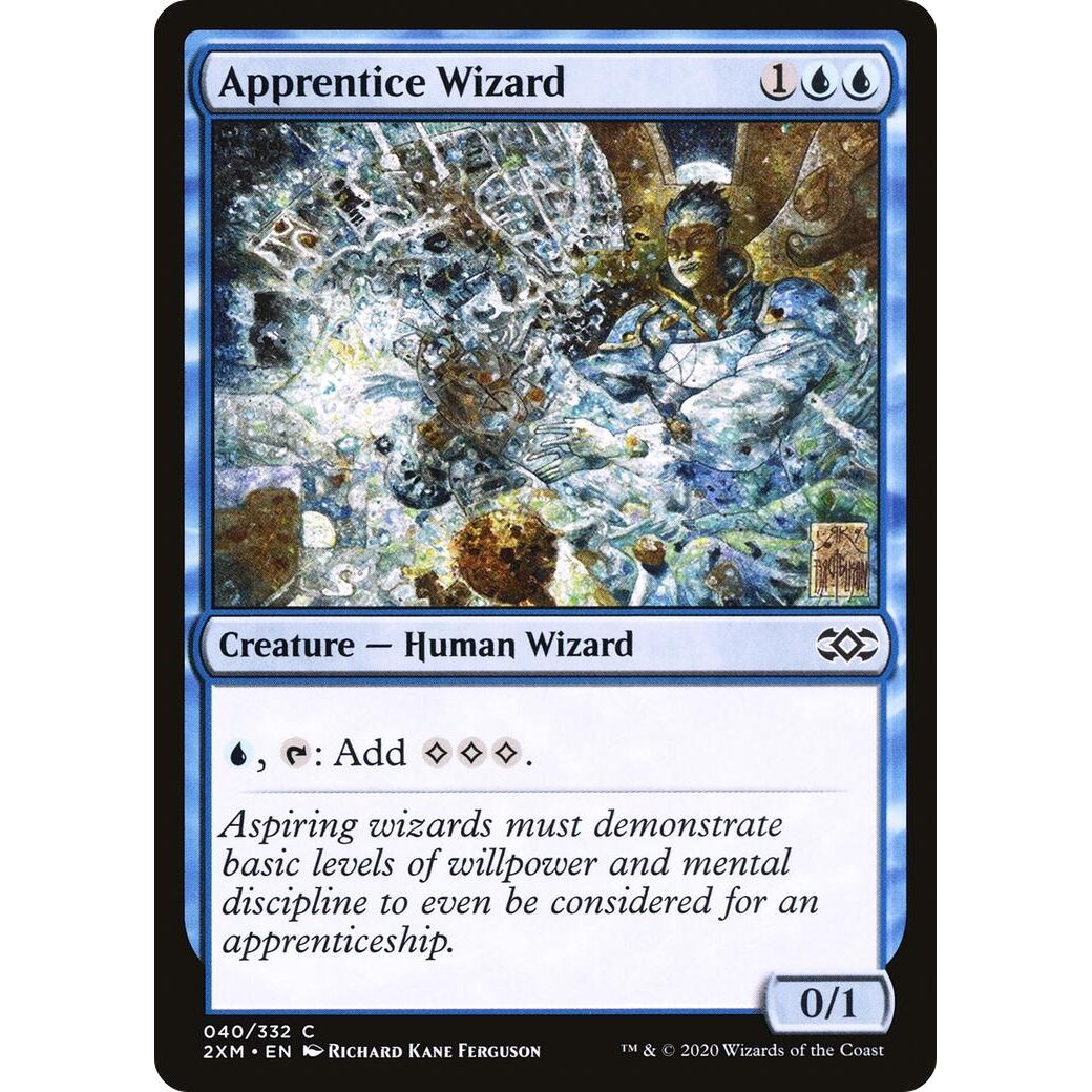 Image for Apprentice Wizard (40) (2XM) - Magic: The Gathering