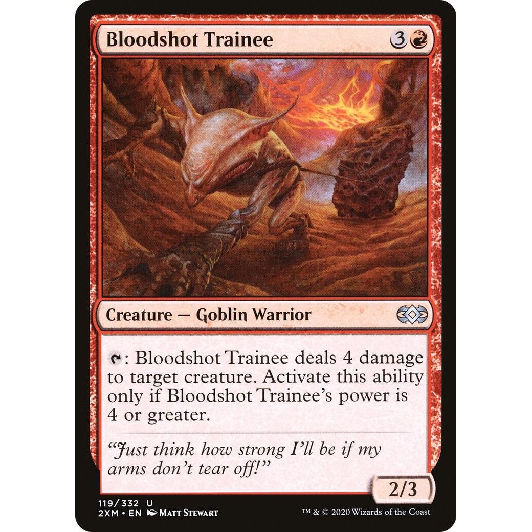 Image for Bloodshot Trainee (119) (2XM) - Magic: The Gathering